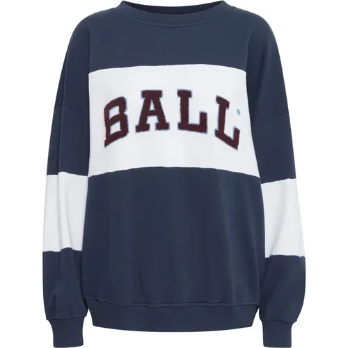 Bazidney Sweatshirt Black Iris , Damen, Größe: M - Ball - Modalova