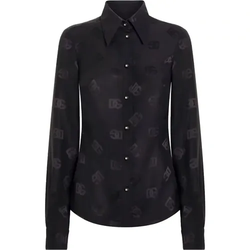 Shirts, female, , Size: L Casual Cotton Shirt in Various Colors - Dolce & Gabbana - Modalova