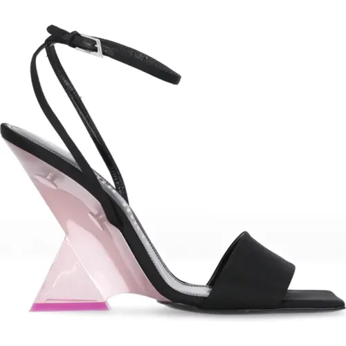 Geometric Heel High Heel Sandals , female, Sizes: 4 UK, 5 1/2 UK, 3 UK, 8 UK, 7 UK, 5 UK, 6 UK, 4 1/2 UK - The Attico - Modalova