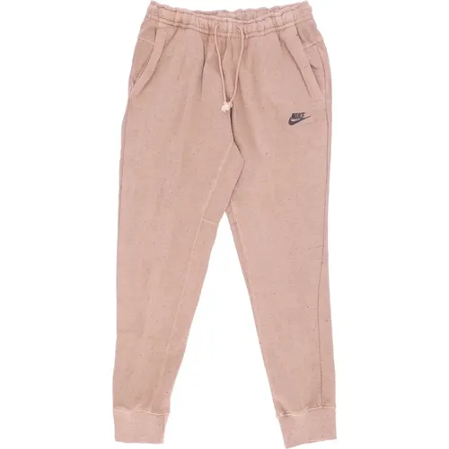 Sweatpants, male, , Size: L Fleece Tracksuit Pants Club+ Revival - Nike - Modalova