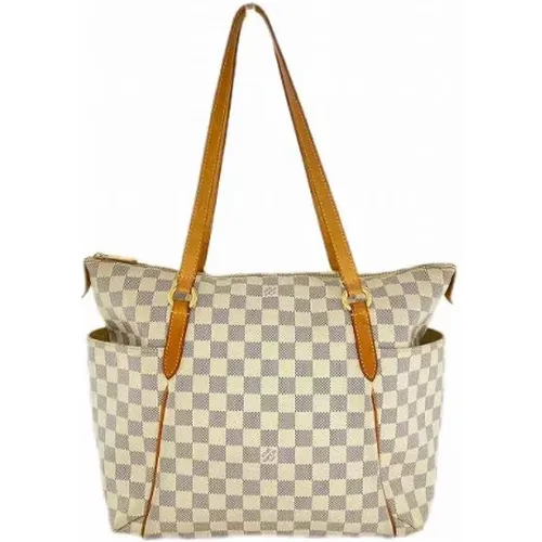 Pre-owned Tote Bags, female, , Size: ONE SIZE Pre-owned Canvas shoulder-bags - Louis Vuitton Vintage - Modalova