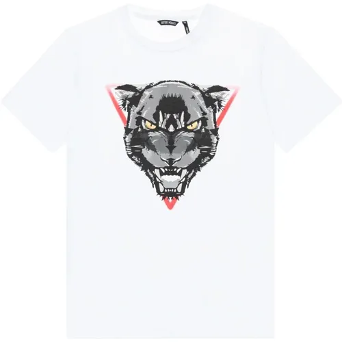 Weißes Bedrucktes T-Shirt Kurze Ärmel - Antony Morato - Modalova