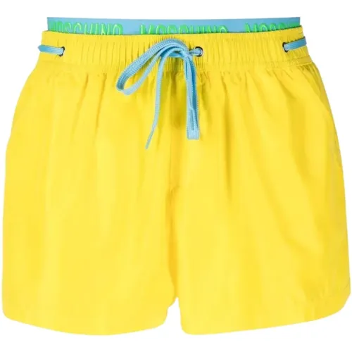 Gelbe Strandkleidung für Männer - Moschino - Modalova