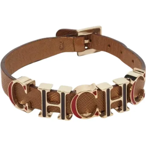 Pre-owned Jewellery, female, , Size: ONE SIZE Pre-owned Leather bracelets - Carolina Herrera Pre-owned - Modalova