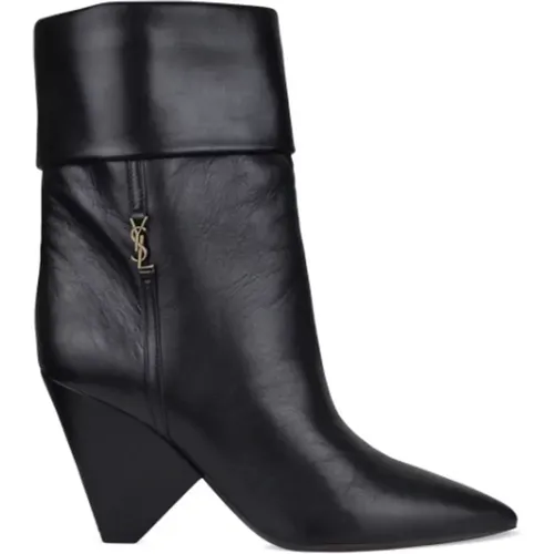 Niki boots , female, Sizes: 5 1/2 UK, 4 1/2 UK - Saint Laurent - Modalova