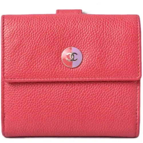 Pre-owned Wallets, female, , Size: ONE SIZE Pre-owned Leather wallets - Chanel Vintage - Modalova