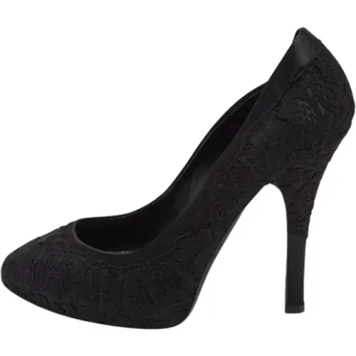 Pre-owned Pumps, female, , Size: 7 1/2 US Pre-owned Lace heels - Dolce & Gabbana Pre-owned - Modalova