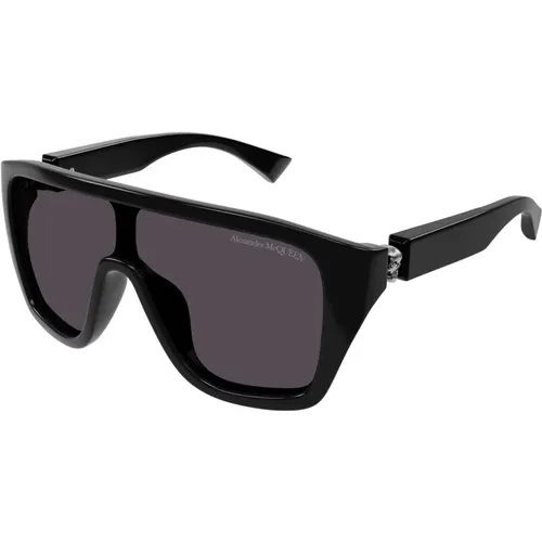 Grey Sunglasses , male, Sizes: ONE SIZE - alexander mcqueen - Modalova