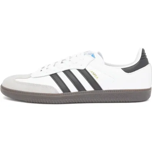 Sneakers, male, , Size: 11 US Samba OG Woman Sneakers Cloud Black - adidas Originals - Modalova