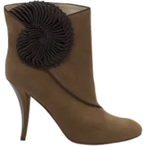 Pre-owned Suede boots , female, Sizes: 7 UK - Stella McCartney Pre-owned - Modalova