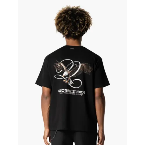 Raptor T-Shirt Herren Schwarz , Herren, Größe: L - Quotrell - Modalova