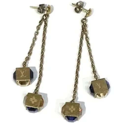 Pre-owned Jewellery, female, , Size: ONE SIZE Pre-owned Metal earrings - Louis Vuitton Vintage - Modalova