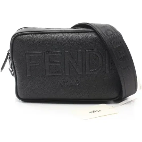 Pre-owned Cross Body Bags, female, , Size: ONE SIZE Pre-owned Leather shoulder-bags - Fendi Vintage - Modalova