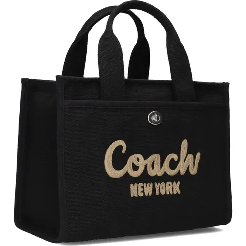 Schwarze Cargo Tote Handtasche , Damen, Größe: ONE Size - Coach - Modalova