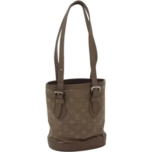 Pre-owned Tote Bags, female, , Size: ONE SIZE Pre-owned Satin handbags - Louis Vuitton Vintage - Modalova