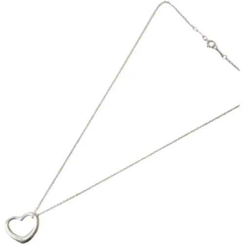 Pre-owned Jewellery, female, , Size: ONE SIZE Pre-owned Silver necklaces - Tiffany & Co. Pre-owned - Modalova