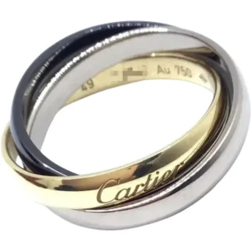 Pre-owned Jewellery, female, , Size: ONE SIZE Pre-owned Gold rings - Cartier Vintage - Modalova