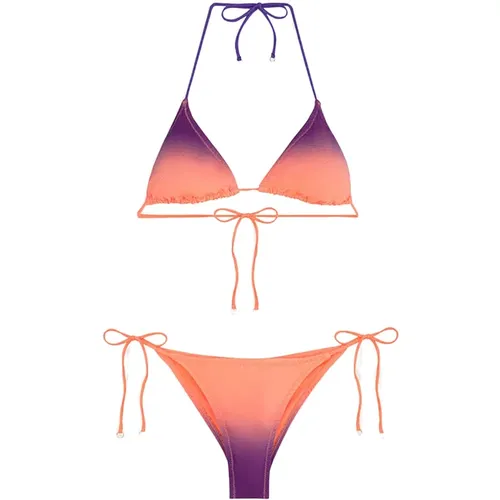 Adjustable Triangle Bikini Set Visionary Dose , female, Sizes: S, L - F**k - Modalova