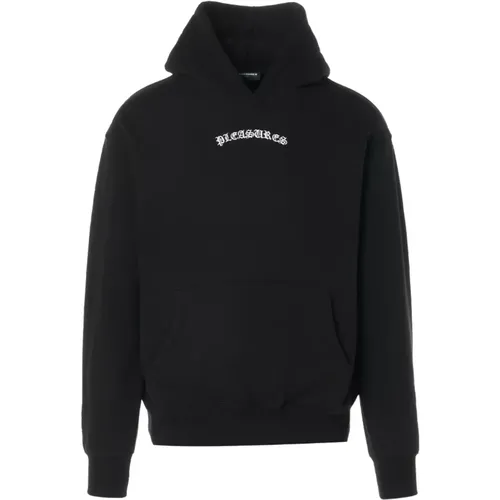 Schwarzer Neural Hoodie , Herren, Größe: XL - Pleasures - Modalova