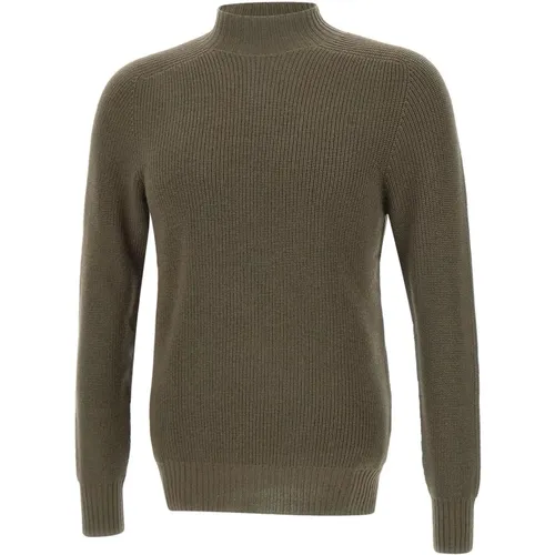 Turtlenecks, male, , Size: XL Water-Repellent Wool Sweater - Gran Sasso - Modalova