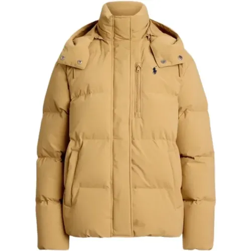 Winter Jackets, female, , Size: XL Quilted Down Jacket with Hood - Polo Ralph Lauren - Modalova