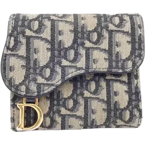 Pre-owned Wallets, female, , Size: ONE SIZE Pre-owned Canvas wallets - Dior Vintage - Modalova