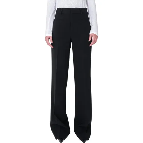 Klassische schwarze Wollmischung Damen Hose - Seafarer - Modalova