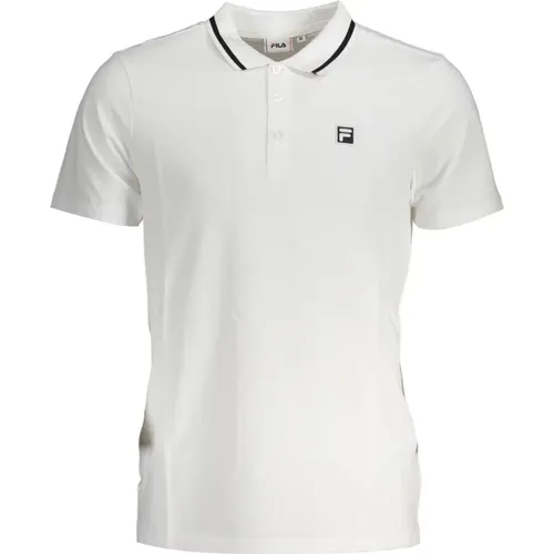 Polo Shirt Kurzarm Weiß , Herren, Größe: M - Fila - Modalova