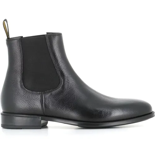 Chelsea Boots, male, , Size: 9 1/2 US Chelsea Flat Shoes Leather - Doucal's - Modalova