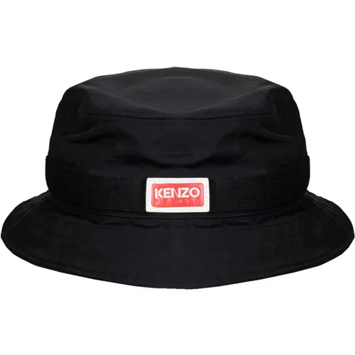 Stylish Logo Bucket Hat , unisex, Sizes: S, L, M - Kenzo - Modalova