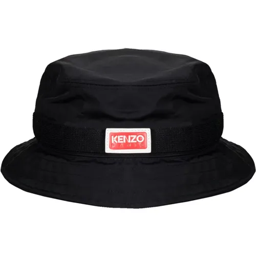 Hats, unisex, , Size: L Stylish Logo Bucket Hat - Kenzo - Modalova