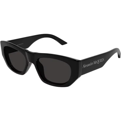Grey Sunglasses Am0450S Model , unisex, Sizes: 54 MM - alexander mcqueen - Modalova