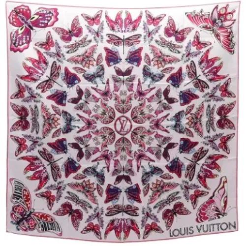 Pre-owned Silk scarves , female, Sizes: ONE SIZE - Louis Vuitton Vintage - Modalova