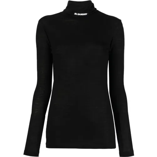 Long Sleeve T-Shirt , female, Sizes: M, S - Jil Sander - Modalova