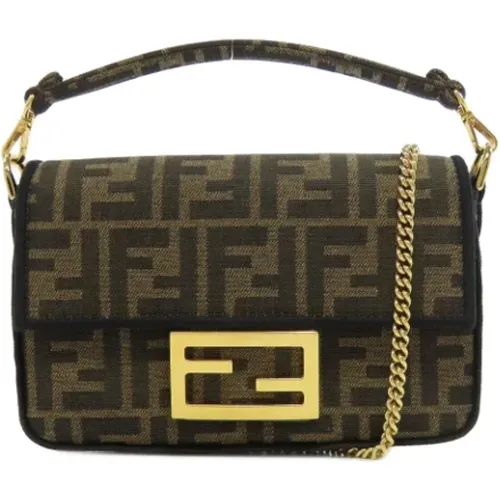 Pre-owned Handbags, female, , Size: ONE SIZE Pre-owned Canvas fendi-bags - Fendi Vintage - Modalova