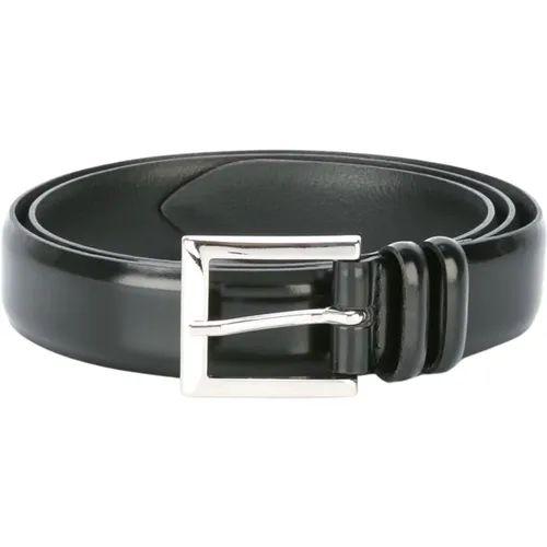 Leather Belt for Men , male, Sizes: 90 CM, 105 CM, 110 CM, 95 CM, 85 CM - Orciani - Modalova