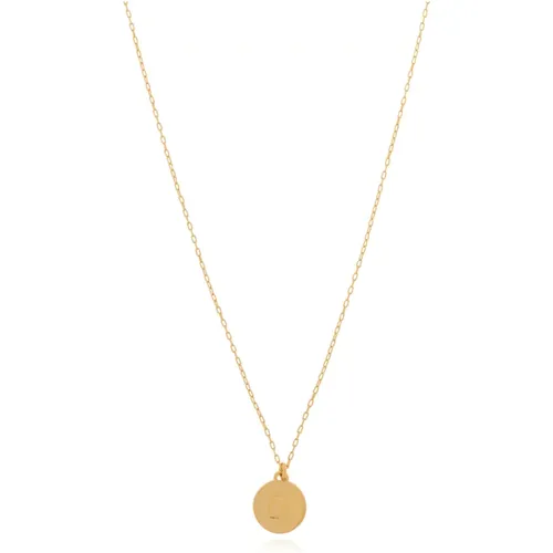 Necklaces, female, , Size: ONE SIZE Necklace with 'D' Pendant - Kate Spade - Modalova