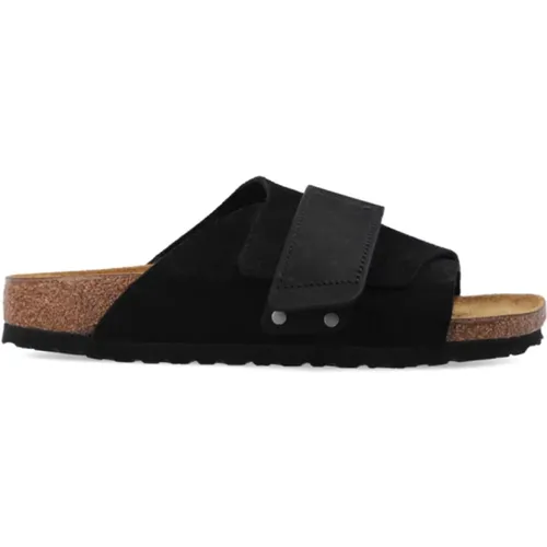 Kyoto Nubuck Sandals , male, Sizes: 11 UK, 10 UK, 9 UK, 12 UK, 8 UK, 7 UK - Birkenstock - Modalova