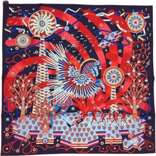 Pre-owned Scarves, female, , Size: ONE SIZE Pre-owned Silk scarves - Hermès Vintage - Modalova