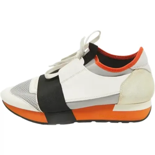 Pre-owned Sneakers, female, , Size: 7 US Pre-owned Leather sneakers - Balenciaga Vintage - Modalova