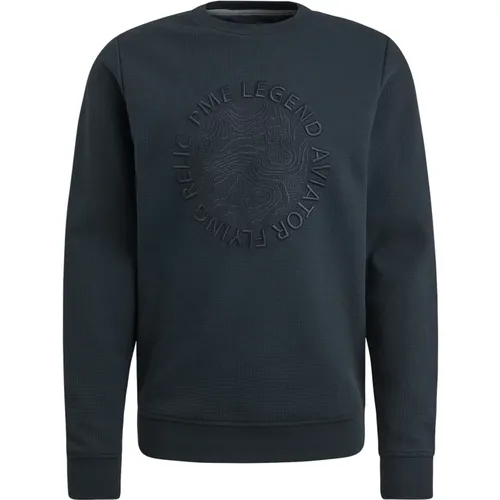 Waffle Crewneck Jersey , male, Sizes: L, XL, M - PME Legend - Modalova