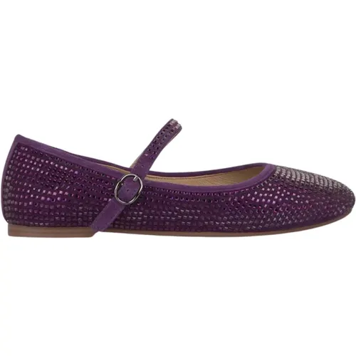 Glitter Ballerina Flache Schuhe - Alma en Pena - Modalova