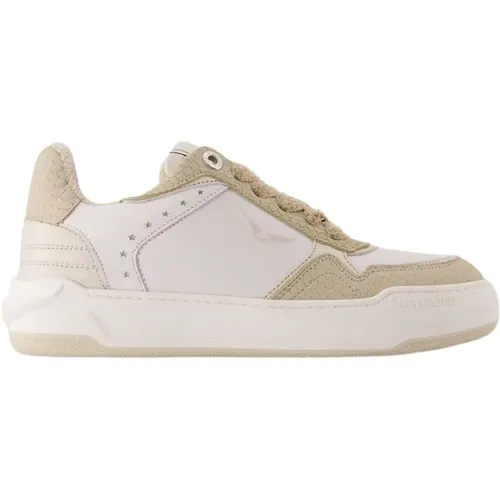 Ice Sneakers Smooth Calfskin Round Toe , female, Sizes: 5 UK, 6 UK, 4 UK, 7 UK, 3 UK - Zadig & Voltaire - Modalova