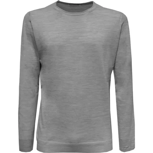 Hellgraue Merinowollpullover , Herren, Größe: 2XL - GOES BOTANICAL - Modalova