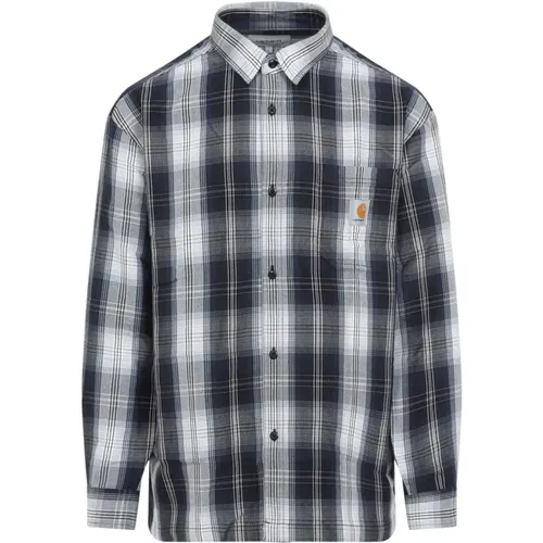 Casual Shirts, male, , Size: XL Checkered Blanton Shirt - Carhartt WIP - Modalova