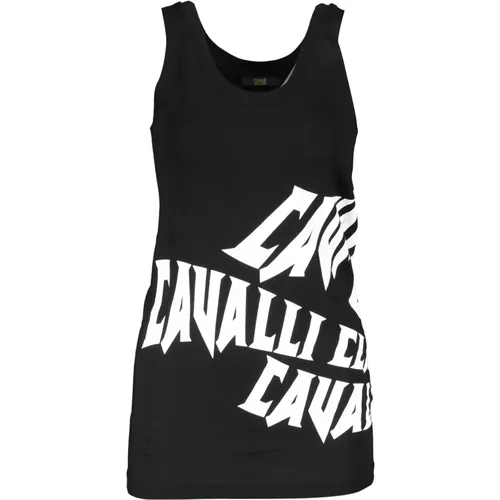 Stylish Sleeveless Tank Top , female, Sizes: S, L, XS, M, XL - Cavalli Class - Modalova