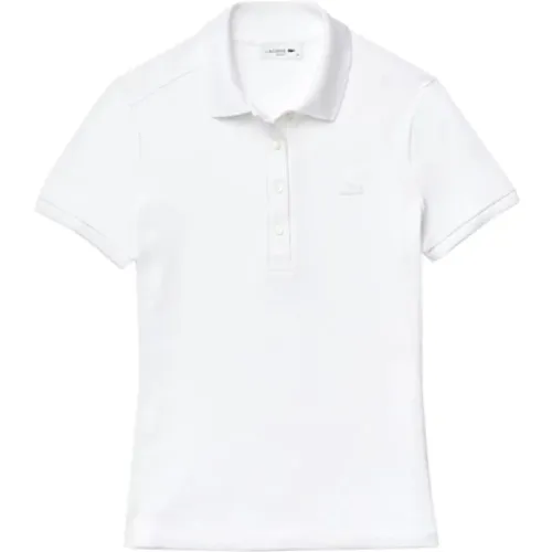 Stretch Cotton Polo Shirts , female, Sizes: XL, 2XL, L, M, S - Lacoste - Modalova