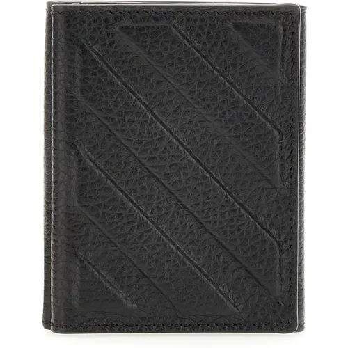 Wallets & Cardholders, male, , Size: ONE SIZE Wallet - Off White - Modalova