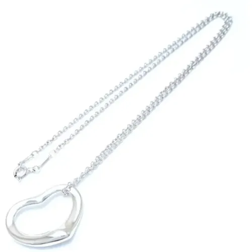 Pre-owned Jewellery, female, , Size: ONE SIZE Pre-owned Silver necklaces - Tiffany & Co. Pre-owned - Modalova