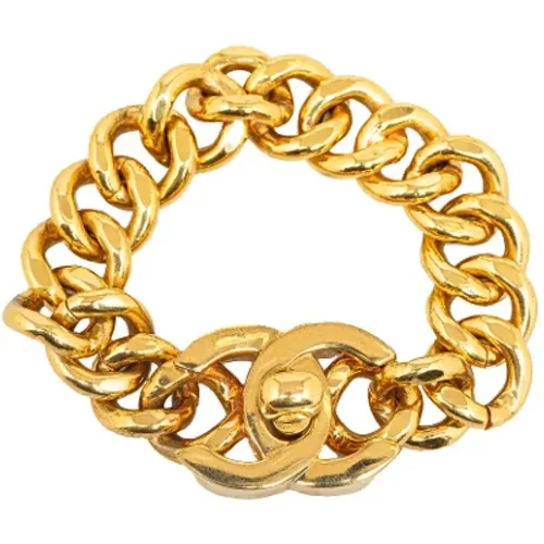 Pre-owned Jewellery, female, , Size: ONE SIZE Pre-owned Metal bracelets - Chanel Vintage - Modalova